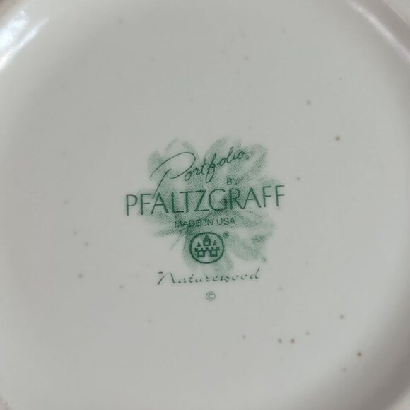 Pfaltzgraff Naturewood Round Pasta Serving Bowl 8.5" Stoneware VTG USA Replace - Picture 8 of 10